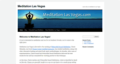 Desktop Screenshot of meditationlasvegas.com